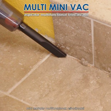 Multi Mini Vac - mini aspirator multifuncțional, reîncărcabil Multi Mini Vac - mini aspirator multifuncțional, reîncărcabil