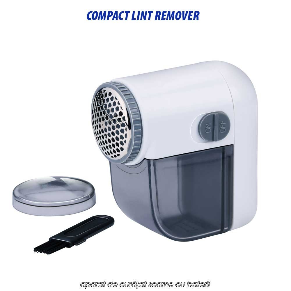 Compact Lint Remover - aparat de curățat scame cu baterii Compact Lint Remover - aparat de curățat scame cu baterii