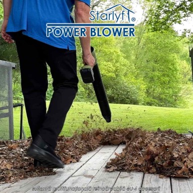 Starlyf Power Blower - suflantă multifuncțională reîncărcabilă cu 4 accesorii Starlyf Power Blower - suflantă multifuncțională reîncărcabilă cu 4 accesorii