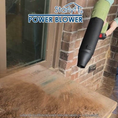 Starlyf Power Blower - suflantă multifuncțională reîncărcabilă cu 4 accesorii Starlyf Power Blower - suflantă multifuncțională reîncărcabilă cu 4 accesorii