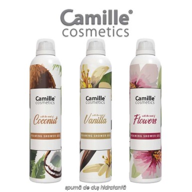 Camille Foaming Shower Gel - spumă de duș hidratantă, diverse arome, 200ml Camille Foaming Shower Gel - spumă de duș hidratantă, diverse arome, 200ml