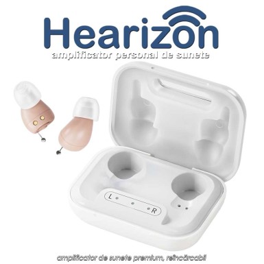 Hearizon - amplificator de sunete premium, reîncărcabil Hearizon - amplificator de sunete premium, reîncărcabil