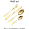 Cheffinger Home 7200 - set de 72 de tacâmuri aurii, din inox, într-o valiză elegantă