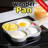 Wonder Pan XL- tigaie multifuncțională cu 4 compartimente rotunde, mărime XL