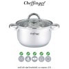 Cheffinger Home SS20 - oală din oțel inoxidabil, cu capac, 3,9L