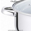 Cheffinger Home SS20 - oală din oțel inoxidabil, cu capac, 3,9L
