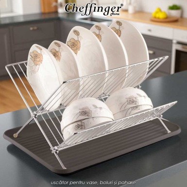Cheffinger Home CF-DR05 - uscător pentru vase, boluri și pahare