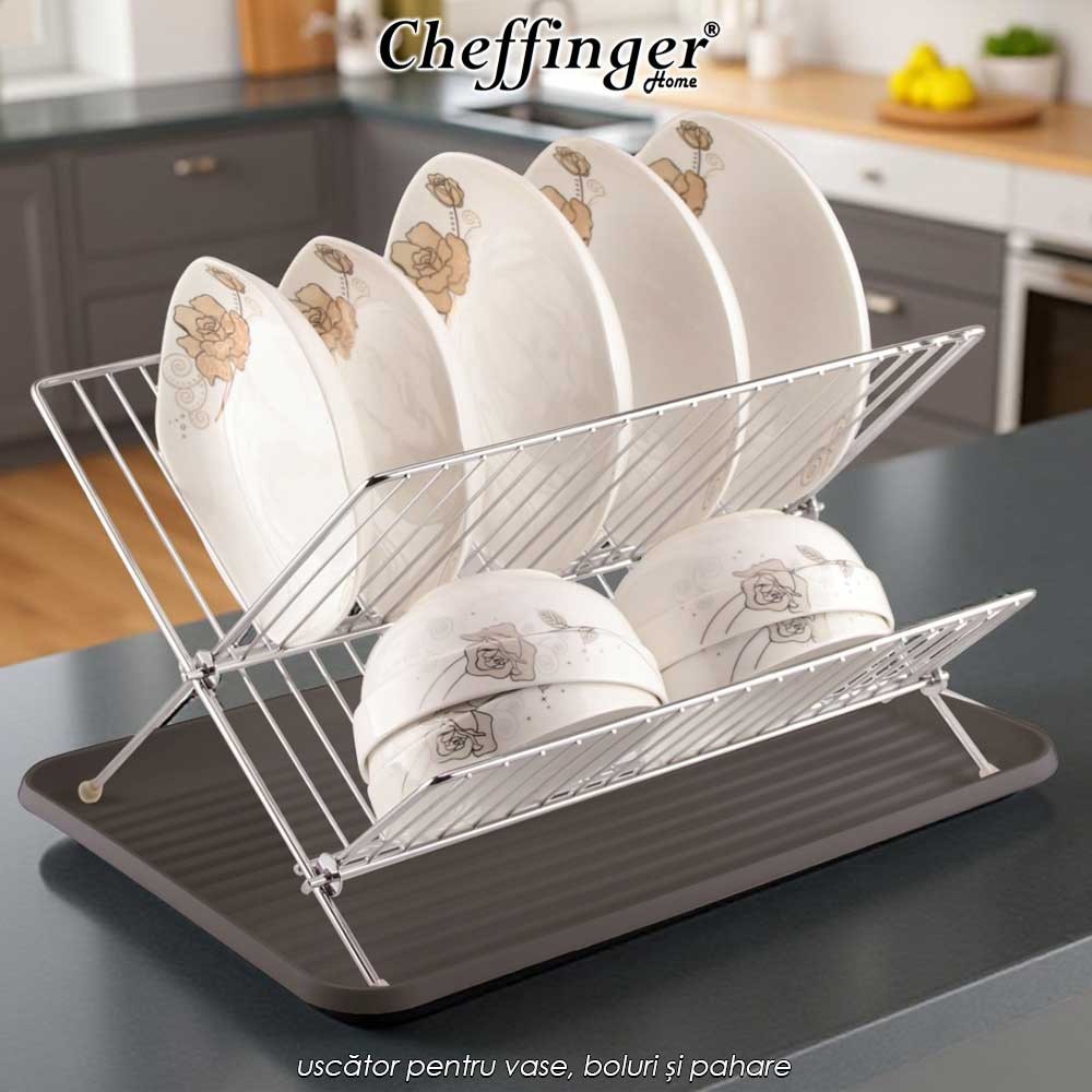 Cheffinger Home CF-DR05 - uscător pentru vase, boluri și pahare