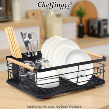 Cheffinger Home CF-DR04 - uscător pentru vase, tacâmuri și pahare