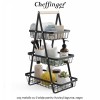 Cheffinger Home 3 layer fruit basket 5034 - coș metalic cu 3 etaje pentru fructe și legume, negru