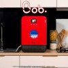 Bob Daan Tech - mini mașină de spălat vase ecologică, negru-roșu