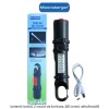 Mannsberger Tactic Flashlight - lanternă tactică, 5 moduri de iluminare, 280 lumeni, reîncărcabilă
