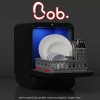 Bob Daan Tech - mini mașină de spălat vase ecologică, negru/negru
