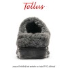 Tellus Pâslari M5685N - papuci îmblăniți de exterior cu talpă PVC, bărbați