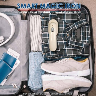 Smart Magic Iron - fier de călcat cu aburi orizontal și vertical