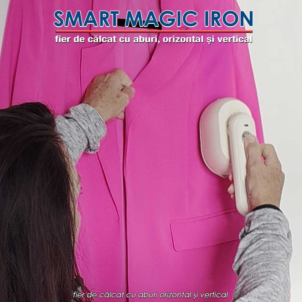 Smart Magic Iron - fier de călcat cu aburi orizontal și vertical