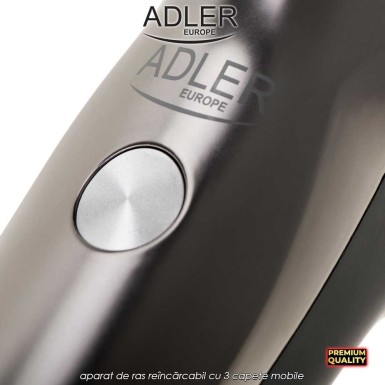 Adler Face Shaver AD2945 - aparat de ras reîncărcabil cu 3 capete mobile
