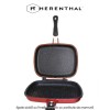 Herenthal Double Pan CDF34M Burgundy- tigaie dublă cu înveliș ceramic cu particule de marmură