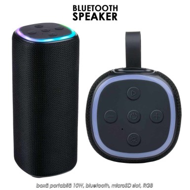 Bluetooth Speaker TWS, RGB - boxă portabilă 10W, bluetooth, microSD slot