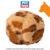 Pet Toys Cat Toy Ball Animal Print - jucărie din pluș animal print, în formă de minge, pentru pisici