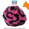Pet Toys Cat Toy Ball Animal Print - jucărie din pluș animal print, în formă de minge, pentru pisici