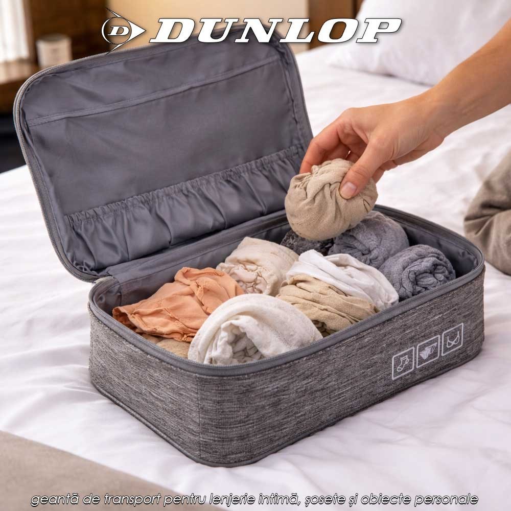Dunlop Travel Underwear Storage Bag - geantă de transport pentru lenjerie intimă, șosete și obiecte personale