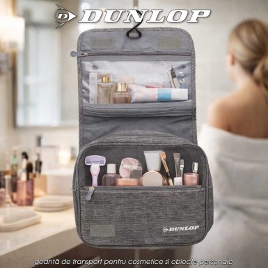 Dunlop Travel Toiletry Bag - geantă de transport pentru cosmetice și obiecte personale
