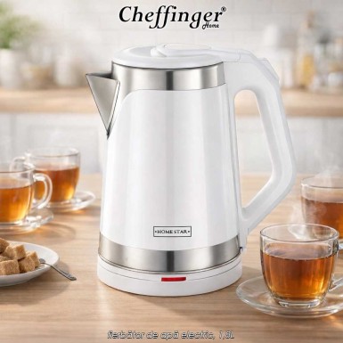 HomeStar Water Kettle White PK2.3W - fierbător de apă electric, 1,8L