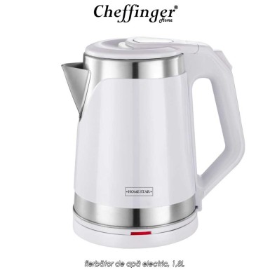 HomeStar Water Kettle White PK2.3W - fierbător de apă electric, 1,8L