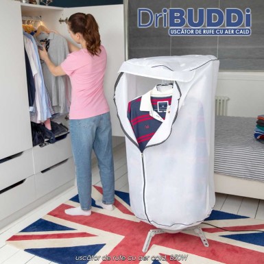 Dri Buddi - uscător de rufe cu aer cald, 850W