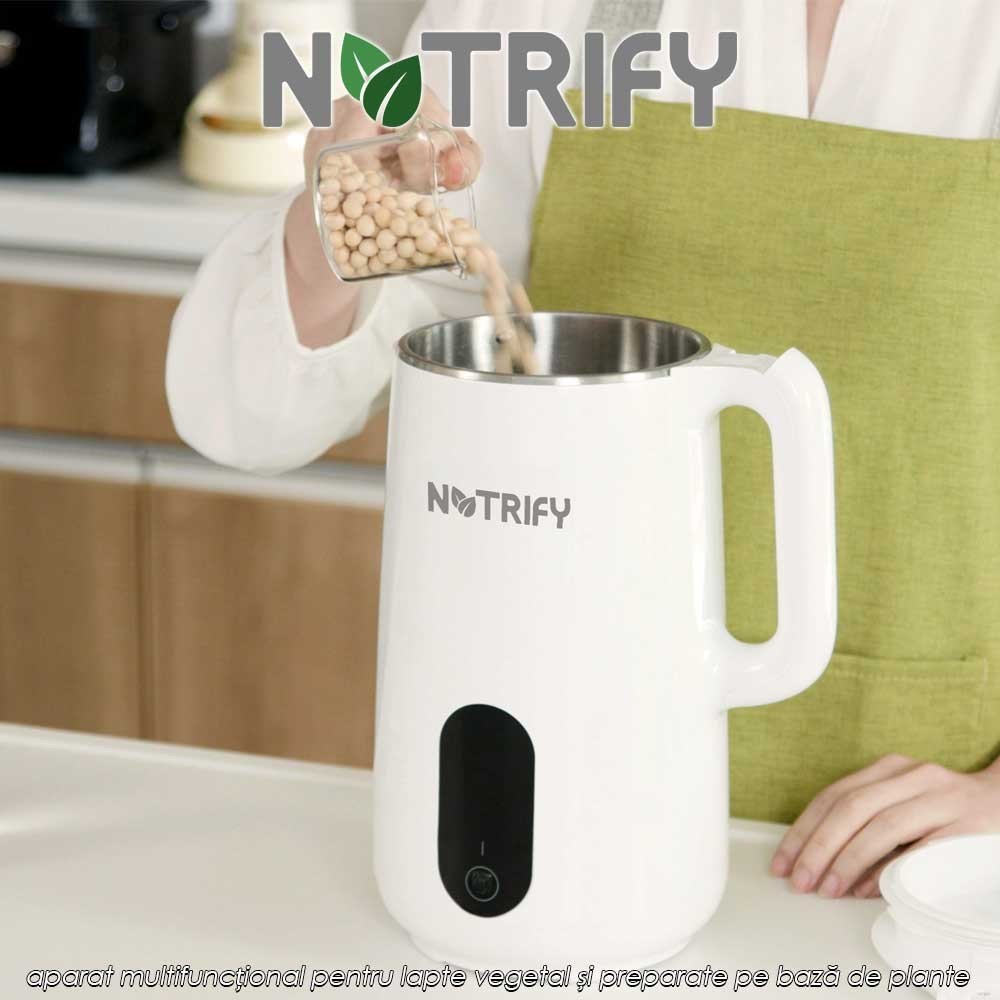 Nutrify – aparat multifuncțional pentru lapte vegetal și preparate pe bază de plante, 800W