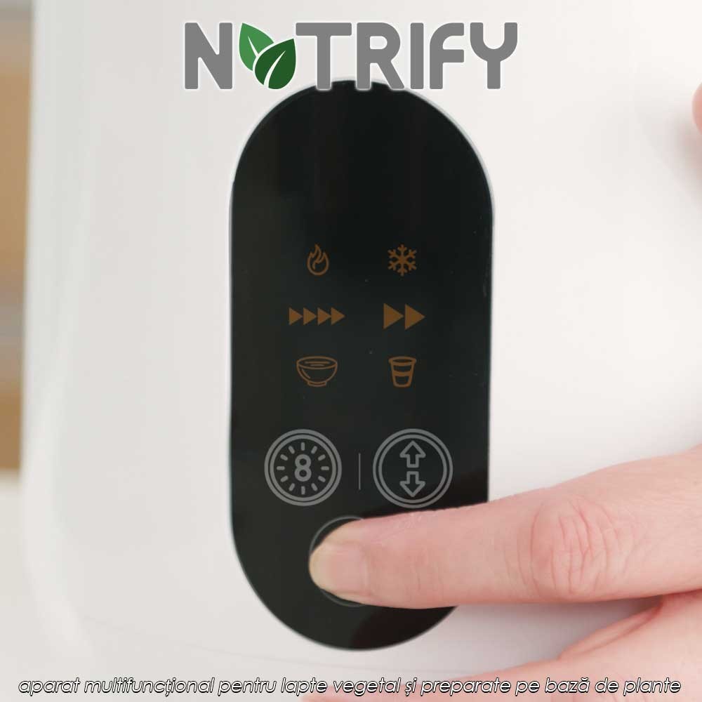 Nutrify – aparat multifuncțional pentru lapte vegetal și preparate pe bază de plante, 800W