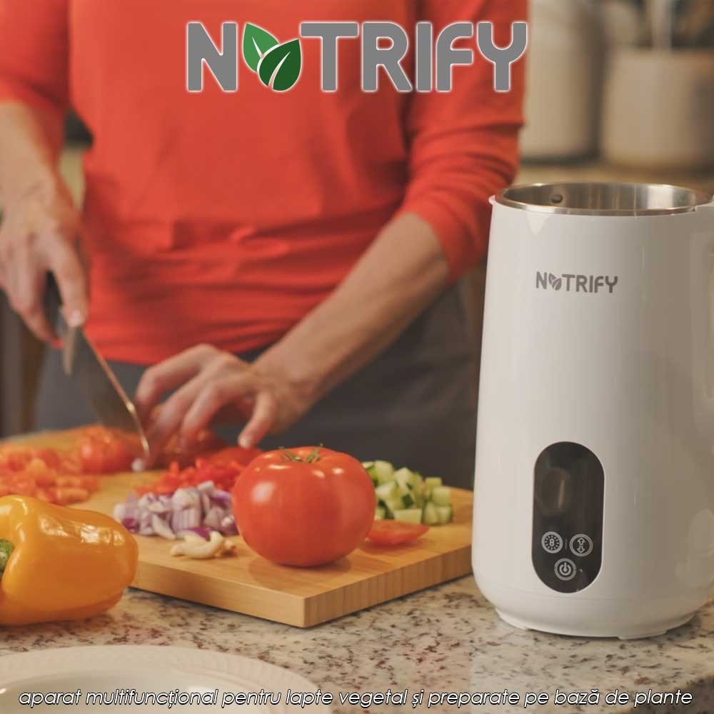 Nutrify – aparat multifuncțional pentru lapte vegetal și preparate pe bază de plante, 800W