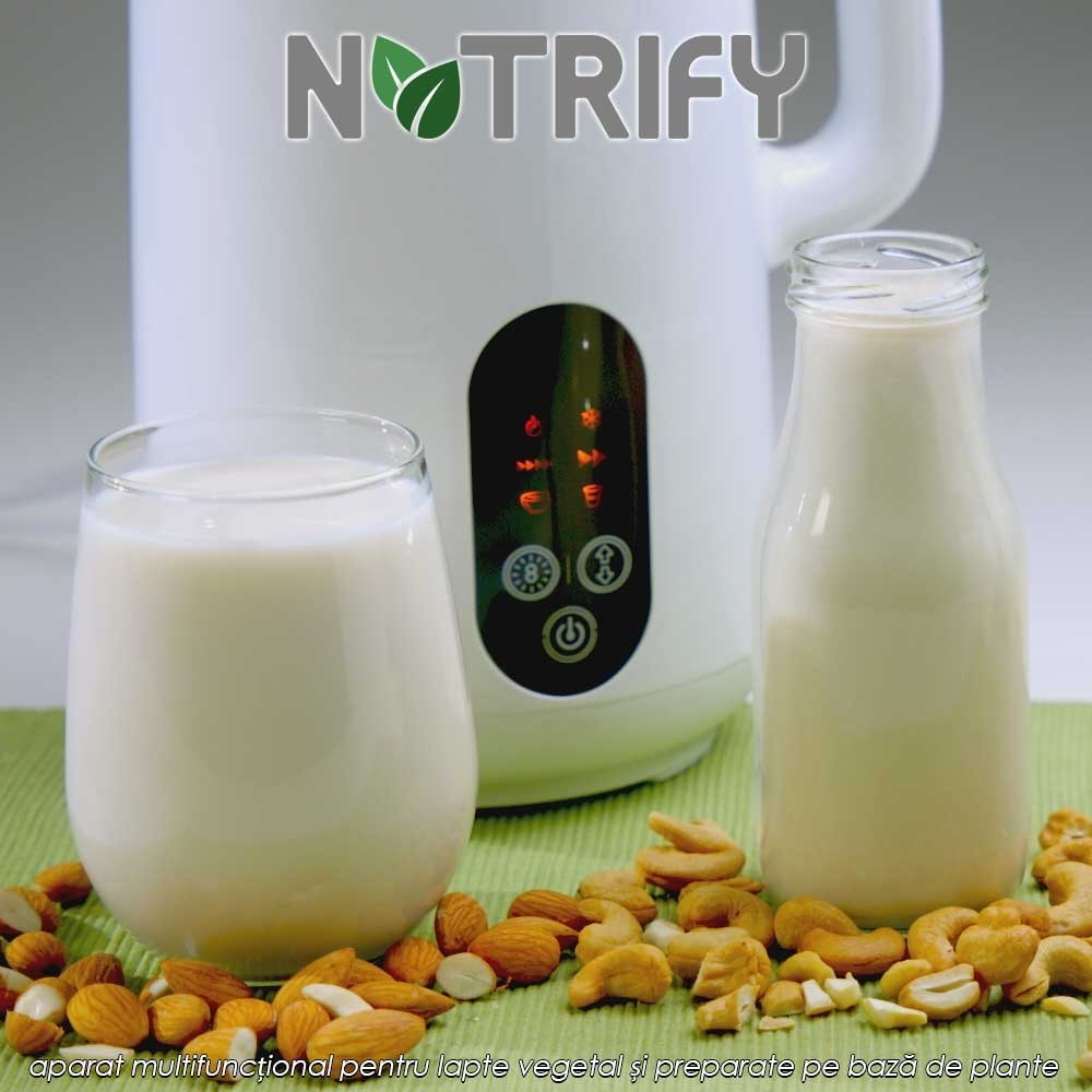 Nutrify – aparat multifuncțional pentru lapte vegetal și preparate pe bază de plante, 800W
