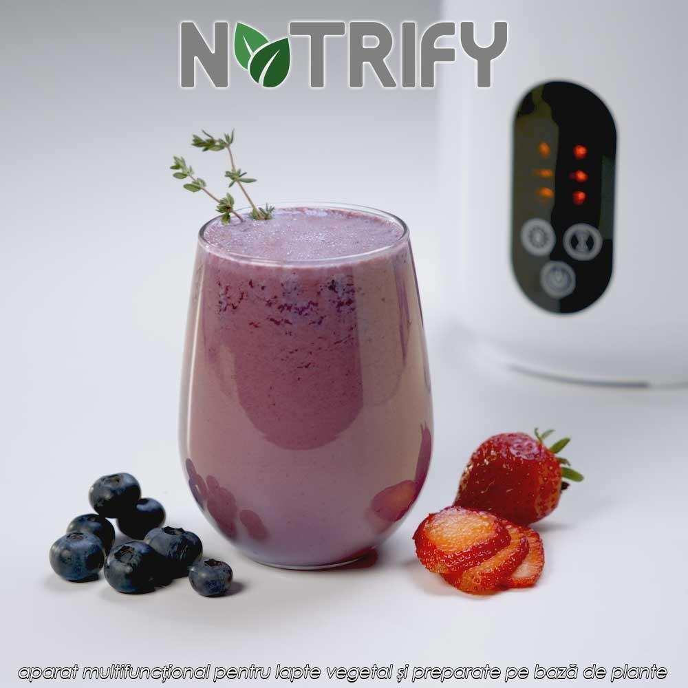 Nutrify – aparat multifuncțional pentru lapte vegetal și preparate pe bază de plante, 800W