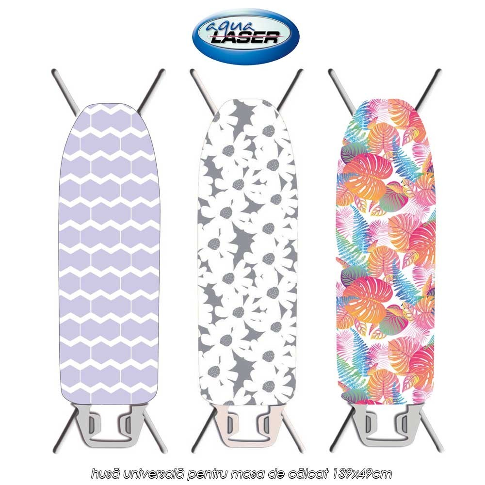 Aqua Laser Ironing Board - husă universală pentru masa de călcat 139x49cm