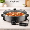 Cheffinger Home Pizza Pan PZP42 - cratiță electrică 1500W, diametru 42cm, capacitate 6litri