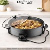 Cheffinger Home Pizza Pan PZP42 - cratiță electrică 1500W, diametru 42cm, capacitate 6litri