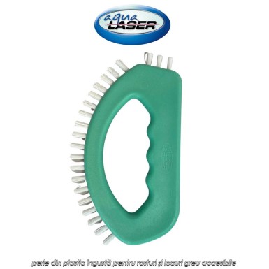 Aqua Laser Grout Brush Turquoise - perie din plastic îngustă pentru rosturi și locuri greu accesibile