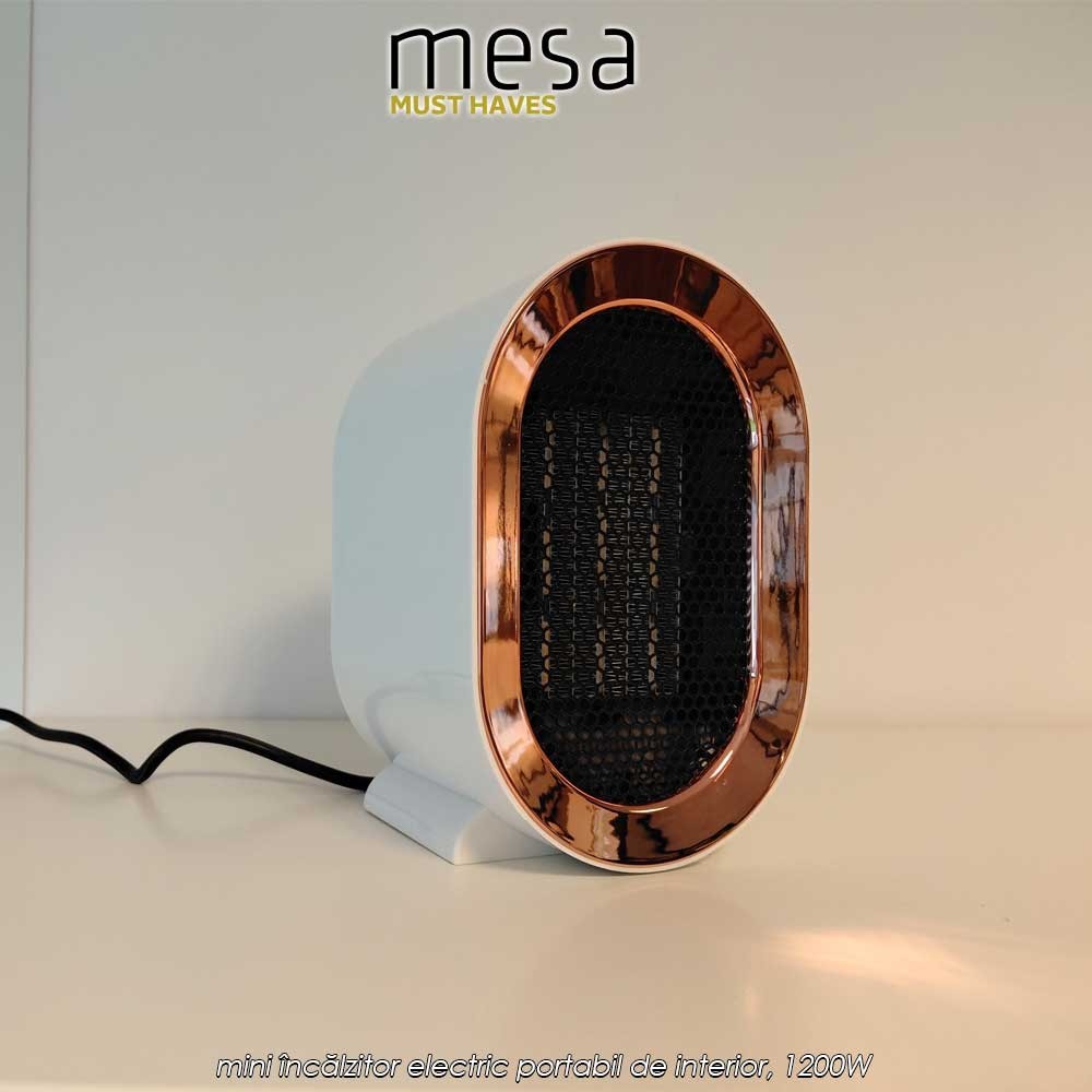 Mesa Must Haves Retro Heater - mini încălzitor electric portabil de interior, 1200W