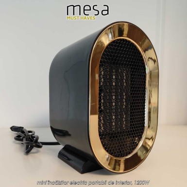 Mesa Must Haves Retro Heater - mini încălzitor electric portabil de interior, 1200W