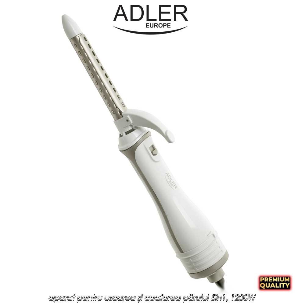Adler Hair Styler 5in1 AD2027 - aparat pentru uscarea și coafarea părului 5în1, 1200W