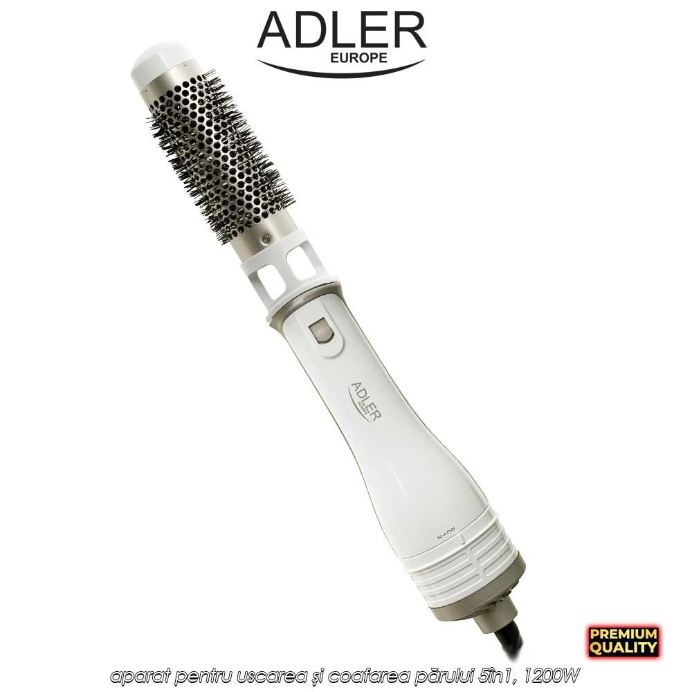 Adler Hair Styler 5in1 AD2027 - aparat pentru uscarea și coafarea părului 5în1, 1200W