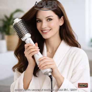 Adler Hair Styler 5in1 AD2027 - aparat pentru uscarea și coafarea părului 5în1, 1200W