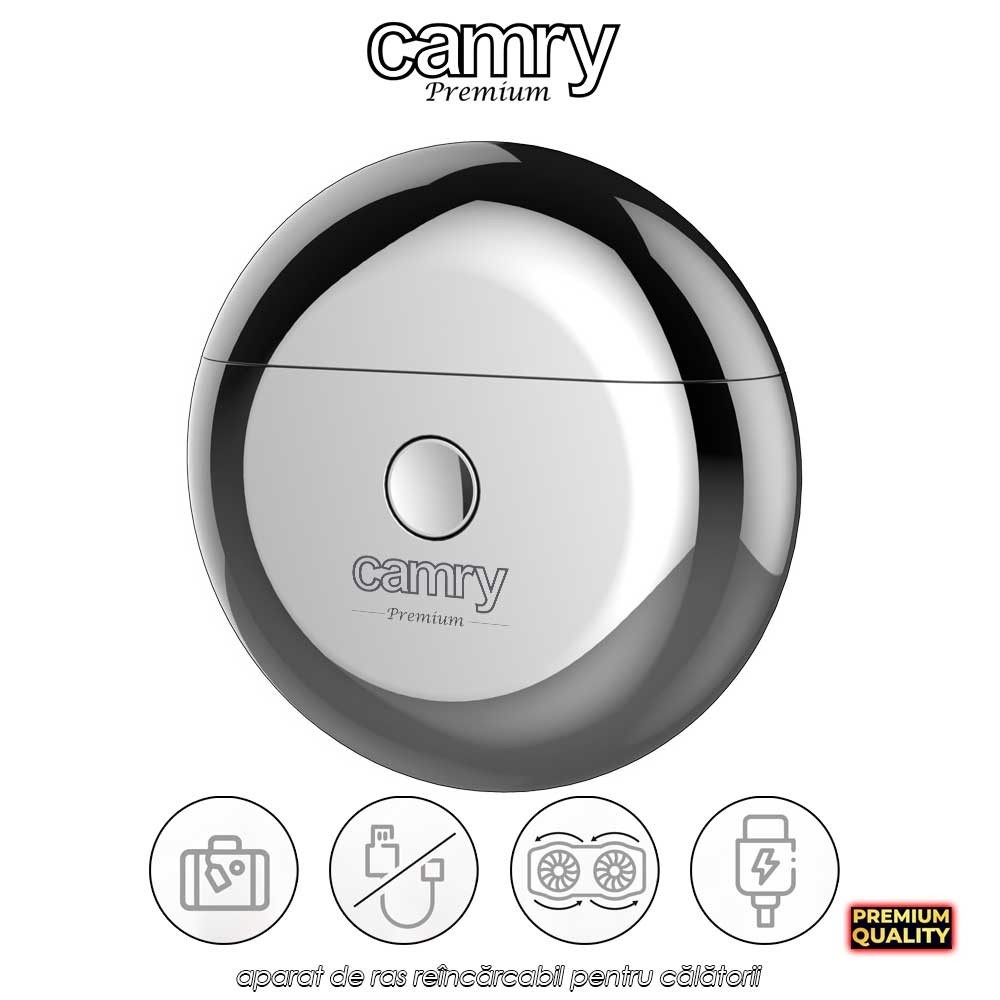 Camry Travel Shaver 2 Heads CR2938 - aparat de ras reîncărcabil pentru călătorii