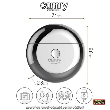 Camry Travel Shaver 2 Heads CR2938 - aparat de ras reîncărcabil pentru călătorii