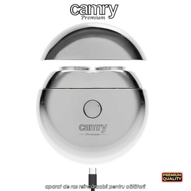 Camry Travel Shaver 2 Heads CR2938 - aparat de ras reîncărcabil pentru călătorii
