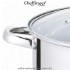 Cheffinger Home SS18- oală din oțel inoxidabil, cu capac, 2,9L