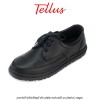Tellus M0510N - pantofi bărbătești din piele naturală cu șireturi, negru