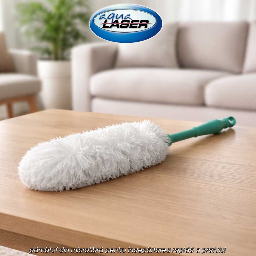 Aqua Laser Microfiber Duster - Pămătuf din microfibră pentru îndepărtarea rapidă a prafului